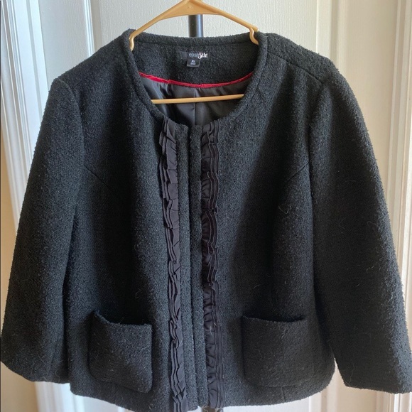 East 5th Jackets & Blazers - East 5th Black   Jacket/Coat Size XL